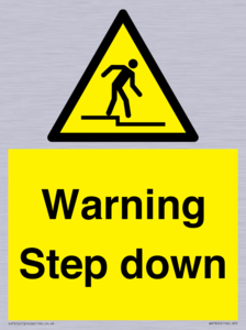 Warning Step down